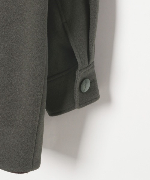 GLOBAL WORK(グローバルワーク)の「ウーリーテックミドルコート/AND YUA ANY/193241(その他アウター・キッズ・ブラック/アイボリー/グレー系その他・150cm/160cm)」の11枚目の写真