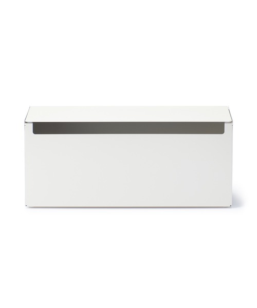スチールタップ収納箱フラップ式 約幅32×奥行10×高さ14cm
