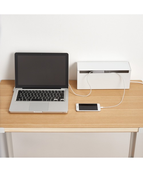 スチールタップ収納箱フラップ式 約幅32×奥行10×高さ14cm