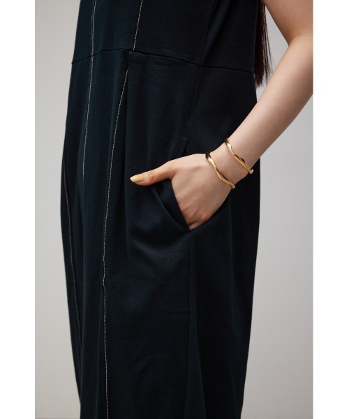 AZUL by moussy（アズールバイマウジー）の「STITCH DESIGN COCOON CUT OP（ワンピース・レディース・アイボリー/ターコイズブルー/ブラック・MEDIUM/SMALL）」の21枚目の写真