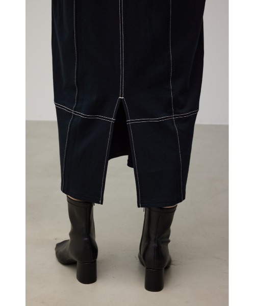 AZUL by moussy（アズールバイマウジー）の「STITCH DESIGN COCOON CUT OP（ワンピース・レディース・アイボリー/ターコイズブルー/ブラック・MEDIUM/SMALL）」の22枚目の写真