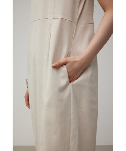 AZUL by moussy（アズールバイマウジー）の「STITCH DESIGN COCOON CUT OP（ワンピース・レディース・アイボリー/ターコイズブルー/ブラック・MEDIUM/SMALL）」の12枚目の写真