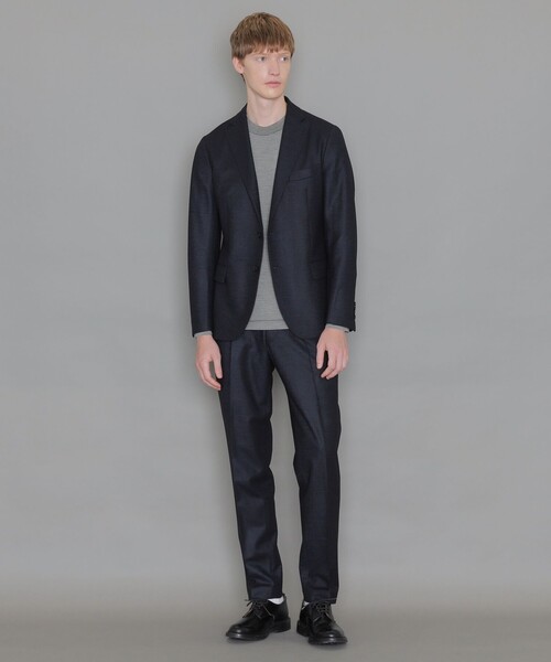 MACKINTOSH LONDON(マッキントッシュ ロンドン)の「【FLEX JERSEY】メランジツイルバランサーキュラーセットアップパンツ(その他パンツ・メンズ・ネイビー/ダークネイビー・36/38/42/40)」の4枚目の写真