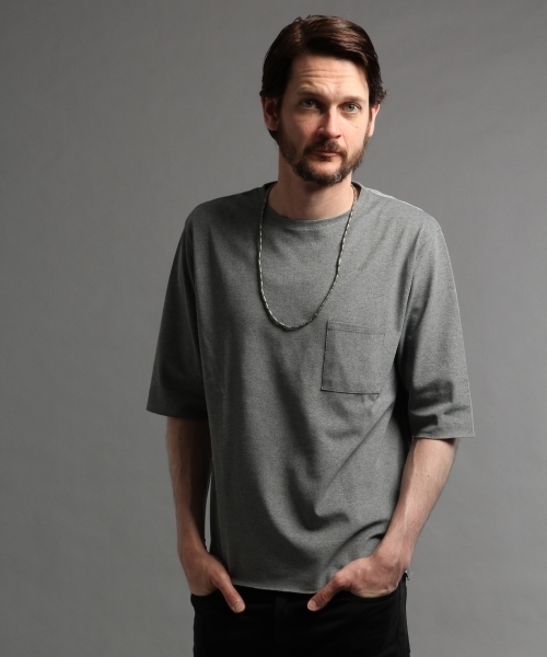 HARE（ハレ）の「COOLMAXカノコカットソー(HARE)（Tシャツ/カットソー・メンズ・ブラック/オフホワイト/グレー・SMALL/MEDIUM）」の3枚目の写真