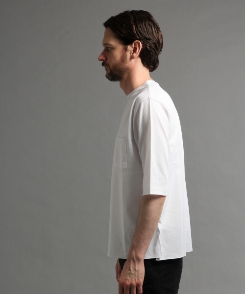 HARE（ハレ）の「COOLMAXカノコカットソー(HARE)（Tシャツ/カットソー・メンズ・ブラック/オフホワイト/グレー・SMALL/MEDIUM）」の9枚目の写真