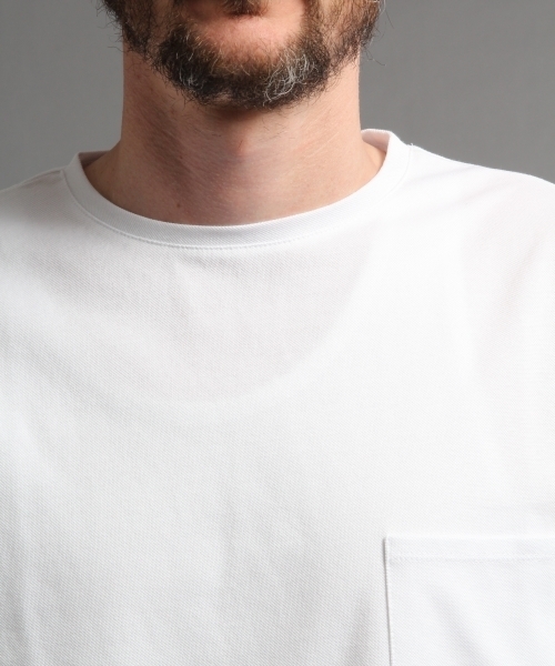 HARE（ハレ）の「COOLMAXカノコカットソー(HARE)（Tシャツ/カットソー・メンズ・ブラック/オフホワイト/グレー・SMALL/MEDIUM）」の4枚目の写真