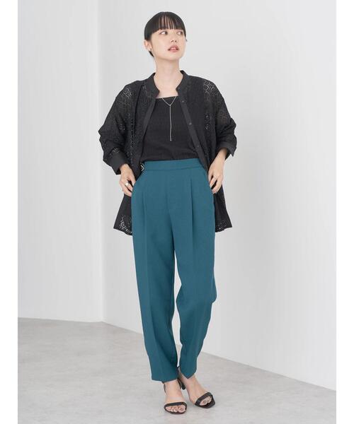 earth music&ecology（アースミュージックアンドエコロジー）の「シャーリングタンクトップ（タンクトップ・レディース・モカ/ミント/アイボリー/ブラック・S/M）」の11枚目の写真