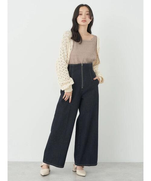 earth music&ecology（アースミュージックアンドエコロジー）の「シャーリングタンクトップ（タンクトップ・レディース・モカ/ミント/アイボリー/ブラック・S/M）」の17枚目の写真