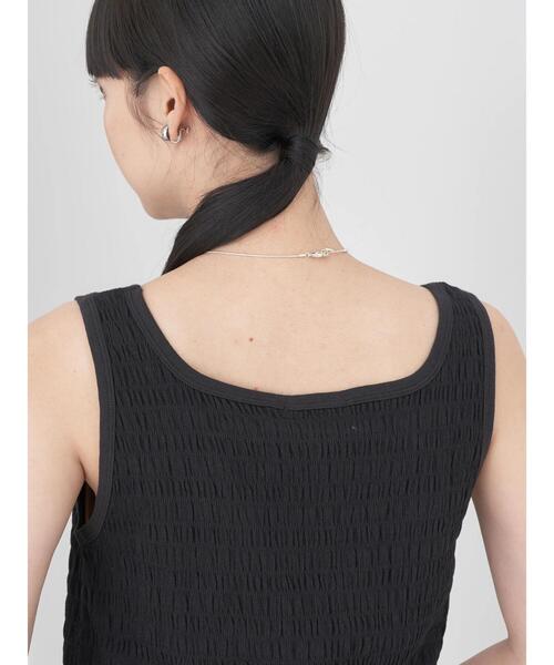 earth music&ecology（アースミュージックアンドエコロジー）の「シャーリングタンクトップ（タンクトップ・レディース・モカ/ミント/アイボリー/ブラック・S/M）」の21枚目の写真