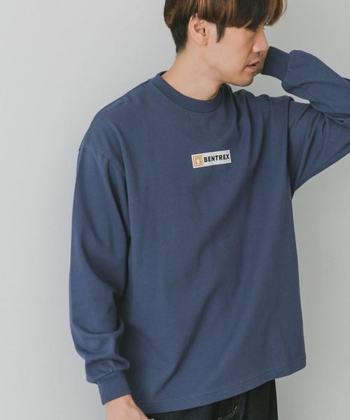 URBAN RESEARCH DOORS(アーバンリサーチドアーズ)の「企業ロゴイメージプリントTシャツ B(Tシャツ/カットソー・メンズ・ブルー/ホワイト・MEDIUM/LARGE)」の2枚目の写真