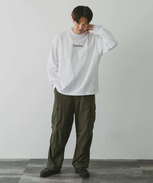 URBAN RESEARCH DOORS(アーバンリサーチドアーズ)の「企業ロゴイメージプリントTシャツ B(Tシャツ/カットソー・メンズ・ブルー/ホワイト・MEDIUM/LARGE)」の9枚目の写真