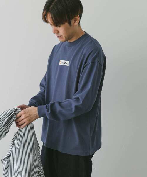 URBAN RESEARCH DOORS(アーバンリサーチドアーズ)の「企業ロゴイメージプリントTシャツ B(Tシャツ/カットソー・メンズ・ブルー/ホワイト・MEDIUM/LARGE)」の14枚目の写真