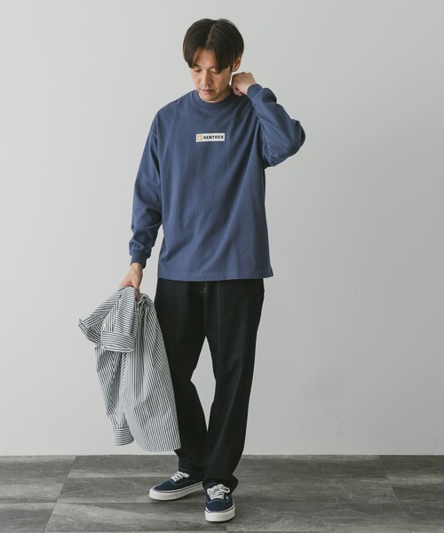 URBAN RESEARCH DOORS(アーバンリサーチドアーズ)の「企業ロゴイメージプリントTシャツ B(Tシャツ/カットソー・メンズ・ブルー/ホワイト・MEDIUM/LARGE)」の15枚目の写真