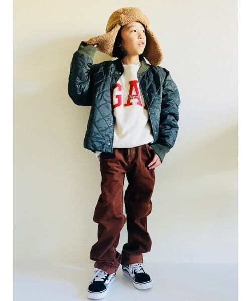 GAP（ギャップ）の「ライトウェイト キルティング パファージャケット (キッズ)（ブルゾン・キッズ・ブラック/パープル/グリーン・S/XXL/XS/M/L/XL）」の19枚目の写真