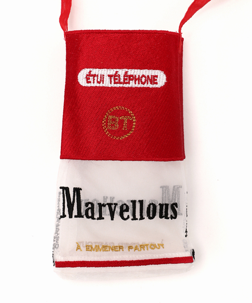 AP STUDIO（エーピーストゥディオ）の「【BRIGITTE TANAKA/ブリジット タナカ】MARVELLOUS tulle pochett（クラッチバッグ・レディース・レッド・FREE）」の6枚目の写真