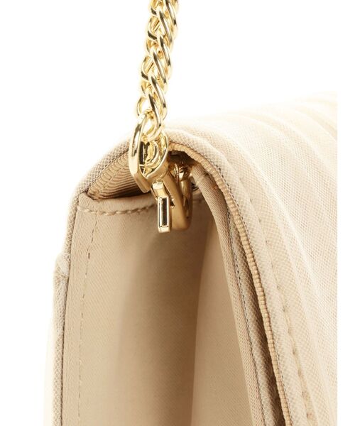 LAGUNAMOON（ラグナムーン）の「LADY チュールサテンバック（ハンドバッグ・レディース・ベージュ・FREE）」の5枚目の写真