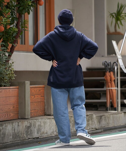 PUBLUX(パブリュクス)の「U.S. POLO ASSN./ユーエスポロアッスン 別注ワンポイントロゴ刺繍スウェットパーカー/裏起毛パーカー/スウェットフーディー/ユニセックス(限定展開)(パーカー・メンズ・グリーン/ライトグレー/オフホワイト/ネイビー/ブルー/ブラック・LARGE/SMALL/MEDIUM)」の16枚目の写真