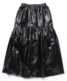 STYLEBLOCK | メタリックタフタギャザーフレアスカート(スカート)