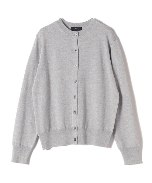 セール】Primary NavyLabel:〈手洗い可能〉ラメ クルーネック