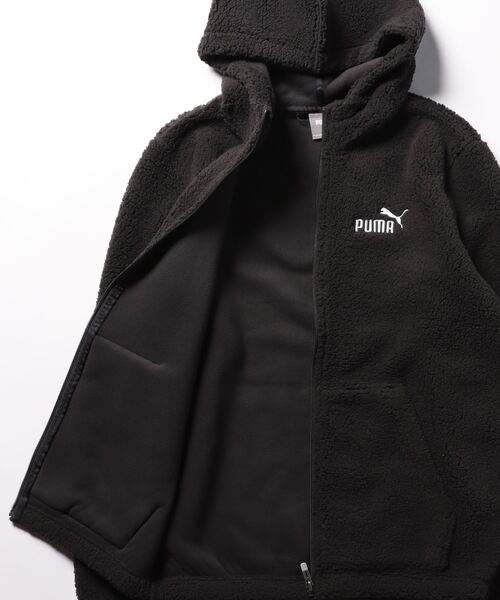 PUMA（プーマ）の「PUMA プーマ メンズ ESS ELEVATED シェルパ フーデッド ジャケット（スウェット・メンズ・チョコ/ブラック・X-LARGE/SMALL/XX-LARGE/MEDIUM/LARGE）」の17枚目の写真