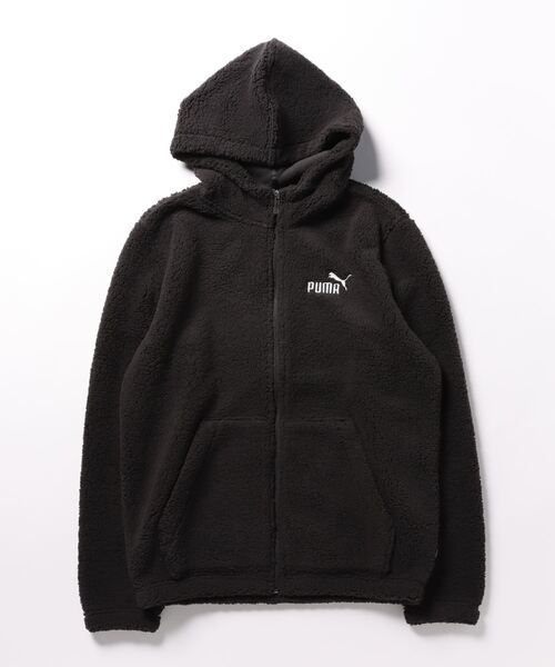 PUMA（プーマ）の「PUMA プーマ メンズ ESS ELEVATED シェルパ フーデッド ジャケット（スウェット・メンズ・チョコ/ブラック・X-LARGE/SMALL/XX-LARGE/MEDIUM/LARGE）」の15枚目の写真