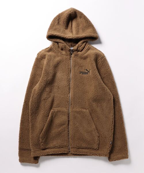 PUMA（プーマ）の「PUMA プーマ メンズ ESS ELEVATED シェルパ フーデッド ジャケット（スウェット・メンズ・チョコ/ブラック・X-LARGE/SMALL/XX-LARGE/MEDIUM/LARGE）」の18枚目の写真