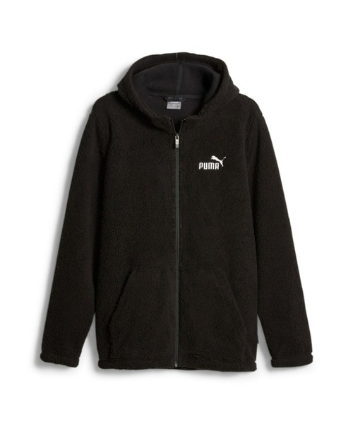 PUMA（プーマ）の「PUMA プーマ メンズ ESS ELEVATED シェルパ フーデッド ジャケット（スウェット・メンズ・チョコ/ブラック・X-LARGE/SMALL/XX-LARGE/MEDIUM/LARGE）」の11枚目の写真