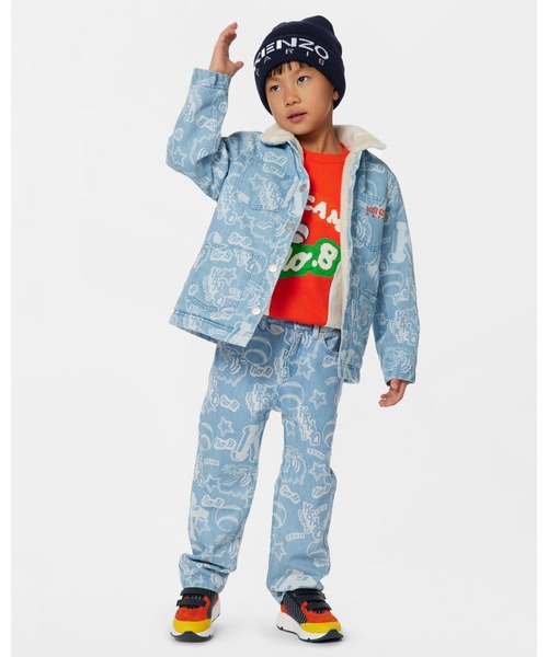 KENZO(ケンゾー)の「'Kenzo Club Baseball' ジーンズ(その他パンツ・キッズ・ブルー系その他・4A)」の4枚目の写真