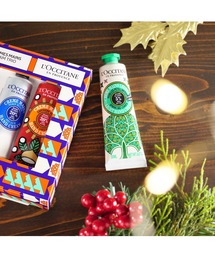 L'OCCITANE（ロクシタン）の「【数量限定】ホリデーシア ハンドトリオ（限定の香りのハンドクリーム3本セット） ギフト ホワイトデー お返し アップルマロン（ボディケアキット/ギフトセット・メンズ）」