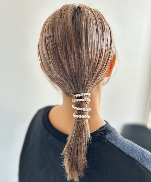 パールぐるぐる ヘアワイヤー（その他ヘアアクセサリー）｜Kotoe
