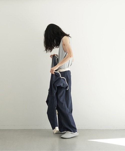 NOWHAW(ノウハウ)の「NOWHAW "kung-fu" pajama(ルームウェア/パジャマ・メンズ・インディゴブルー・1/2)」の12枚目の写真