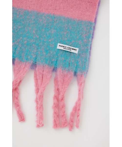 RODEO CROWNS WIDE BOWL（ロデオクラウンズワイドボウル）の「アソートマフラー（マフラー・レディース・ブルー系その他/ピンク系その他/パープル系その他/ブラック系その他・FREE）」の12枚目の写真