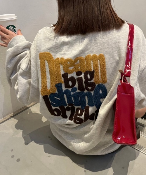 nemne store（ネンネストア）の「【低身長サイズあり】アソート裏起毛スウェット（スウェット・レディース・ブラック系その他/ブルー/クリーム/杢グレー/ネイビー/マスタード/オートミール/スミクロ・SMALL/MEDIUM）」の6枚目の写真