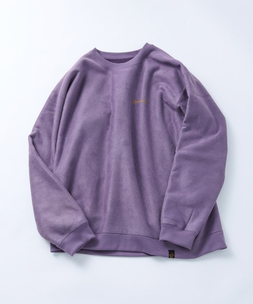 BAYFLOW（ベイフロー）の「リバーシブルスウェードボアプルオーバー（スウェット・メンズ・ベージュ/パープル/オフホワイト/チャコール・MEDIUM/LARGE）」の4枚目の写真