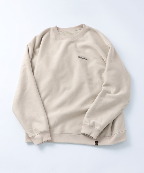 BAYFLOW（ベイフロー）の「リバーシブルスウェードボアプルオーバー（スウェット・メンズ・ベージュ/パープル/オフホワイト/チャコール・MEDIUM/LARGE）」の2枚目の写真