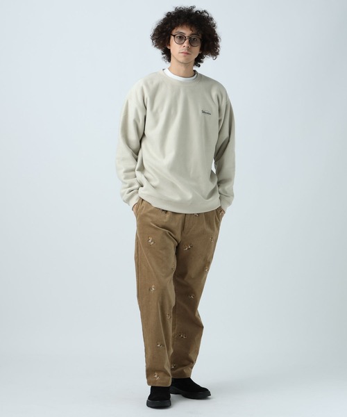 BAYFLOW（ベイフロー）の「リバーシブルスウェードボアプルオーバー（スウェット・メンズ・ベージュ/パープル/オフホワイト/チャコール・MEDIUM/LARGE）」の11枚目の写真