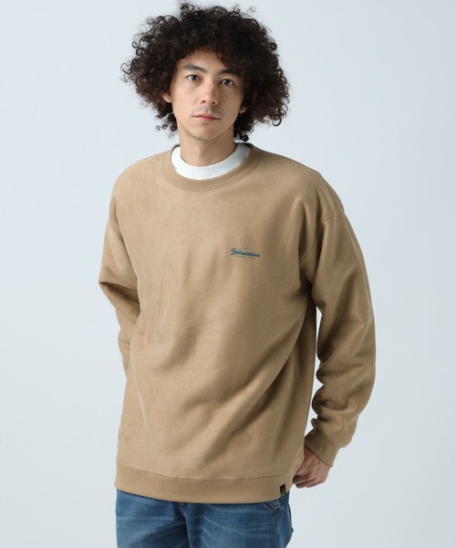 BAYFLOW（ベイフロー）の「リバーシブルスウェードボアプルオーバー（スウェット・メンズ・ベージュ/パープル/オフホワイト/チャコール・MEDIUM/LARGE）」の5枚目の写真