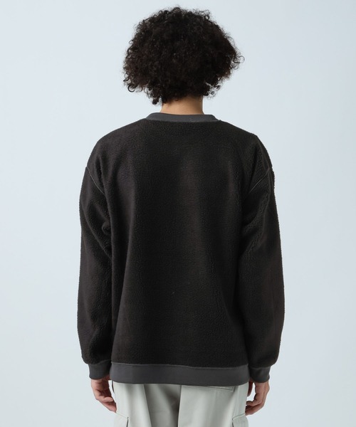 BAYFLOW（ベイフロー）の「リバーシブルスウェードボアプルオーバー（スウェット・メンズ・ベージュ/パープル/オフホワイト/チャコール・MEDIUM/LARGE）」の21枚目の写真