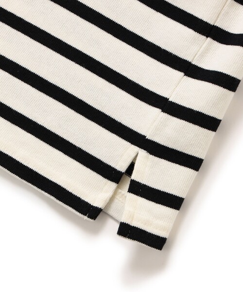 B:MING by BEAMS（ビーミングバイビームス）の「B:MING by BEAMS / ドロップショルダー ボートネック カットソー（ユニセックス）（Tシャツ/カットソー・メンズ・ホワイト系その他5/その他1/その他/ブラック・LARGE/MEDIUM/X-LARGE/SMALL）」の9枚目の写真