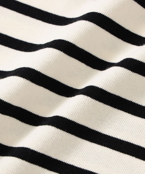 B:MING by BEAMS（ビーミングバイビームス）の「B:MING by BEAMS / ドロップショルダー ボートネック カットソー（ユニセックス）（Tシャツ/カットソー・メンズ・ホワイト系その他5/その他1/その他/ブラック・LARGE/MEDIUM/X-LARGE/SMALL）」の10枚目の写真