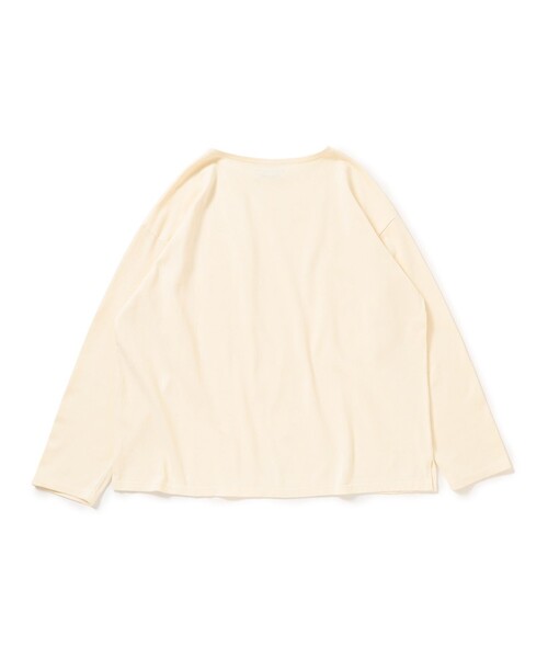 B:MING by BEAMS（ビーミングバイビームス）の「B:MING by BEAMS / ドロップショルダー ボートネック カットソー（ユニセックス）（Tシャツ/カットソー・メンズ・ホワイト系その他5/その他1/その他/ブラック・LARGE/MEDIUM/X-LARGE/SMALL）」の14枚目の写真