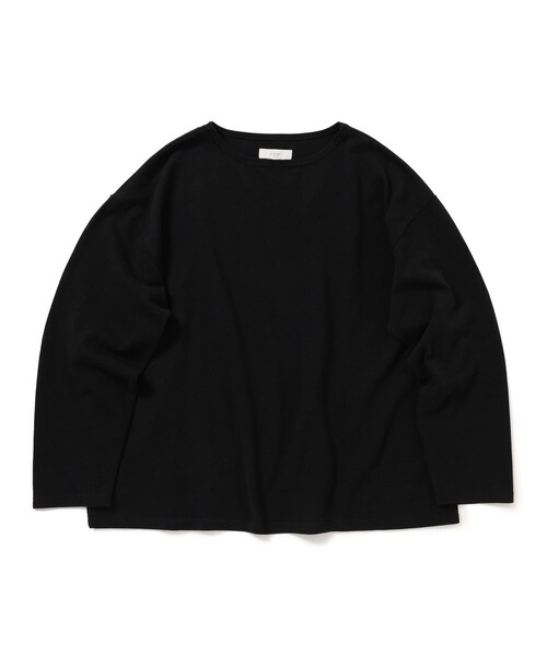 B:MING by BEAMS（ビーミングバイビームス）の「B:MING by BEAMS / ドロップショルダー ボートネック カットソー（ユニセックス）（Tシャツ/カットソー・メンズ・ホワイト系その他5/その他1/その他/ブラック・LARGE/MEDIUM/X-LARGE/SMALL）」の15枚目の写真