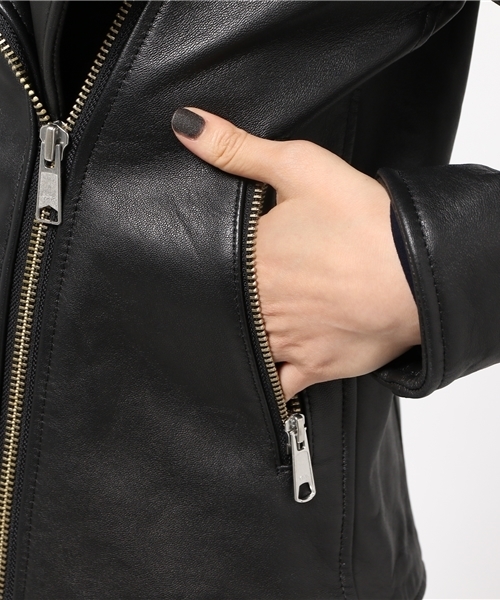 Tiara（ティアラ）の「【WEEKEND de Tiara】ラムレザーライダース