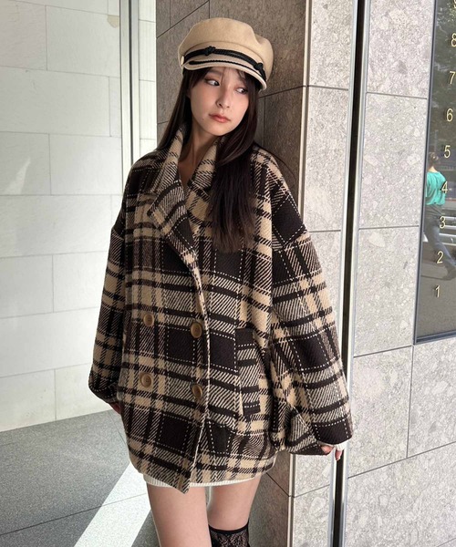 ENVYM（アンビー）の「メルトンキャスケット（キャスケット・レディース・ブラック/ベージュ・FREE）」の15枚目の写真