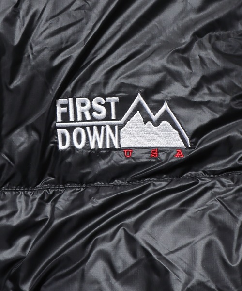 FIRST DOWN(ファーストダウン)の「First Down/ファーストダウン LIGHT BUBBLE DOWN JACKET 10D NYLON TAFFETA ダウンジャケット(ダウンジャケット/コート・メンズ・イエロー/ブルー/グリーン/ブラック・L/M/XL)」の7枚目の写真