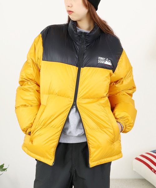 FIRST DOWN(ファーストダウン)の「First Down/ファーストダウン LIGHT BUBBLE DOWN JACKET 10D NYLON TAFFETA ダウンジャケット(ダウンジャケット/コート・メンズ・イエロー/ブルー/グリーン/ブラック・L/M/XL)」の21枚目の写真