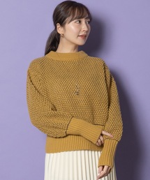 ELVENCE DEUX（エルベンスドゥ）の「ポップコーンショートニット（ニット/セーター）」