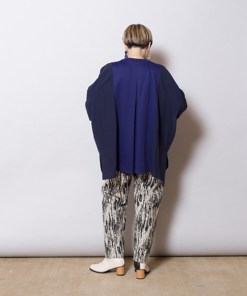 OSMOSIS（オズモーシス）の「ジャガードテーパードパンツ（その他パンツ・レディース・ブルー/ブラック・ONE SIZE）」の15枚目の写真