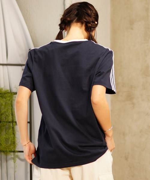 adidas（アディダス）の「adidas/アディダス Tシャツ ユーティリティ ワンポイント IXV18（Tシャツ/カットソー・レディース・ネイビー/ホワイト・L/M）」の15枚目の写真
