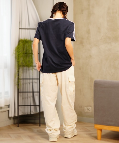 adidas（アディダス）の「adidas/アディダス Tシャツ ユーティリティ ワンポイント IXV18（Tシャツ/カットソー・レディース・ネイビー/ホワイト・L/M）」の18枚目の写真